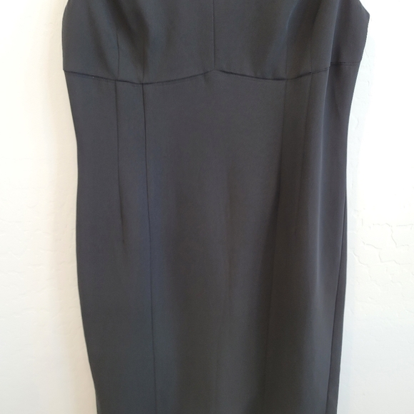 S.L. Fashions Black Sleeveless Dress Size 10 - Picture 3 of 15